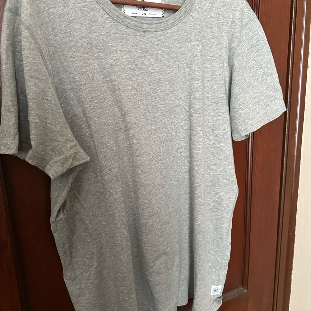 Reigning Champ Gray Short Sleeve Tee